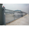 Outdoor ornamental steel sliding gate(Factory)